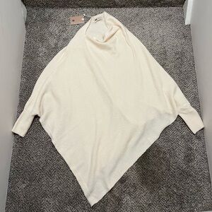 Look By M Cream Poncho Women’s One Size